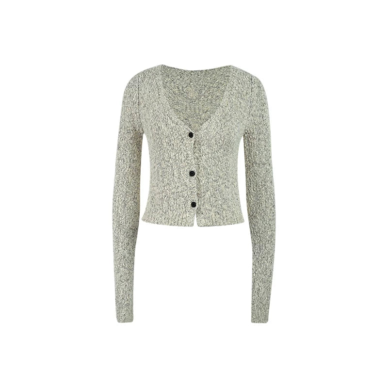 Audwyn Vintage Slim Skinny Knitted Long Sleeves