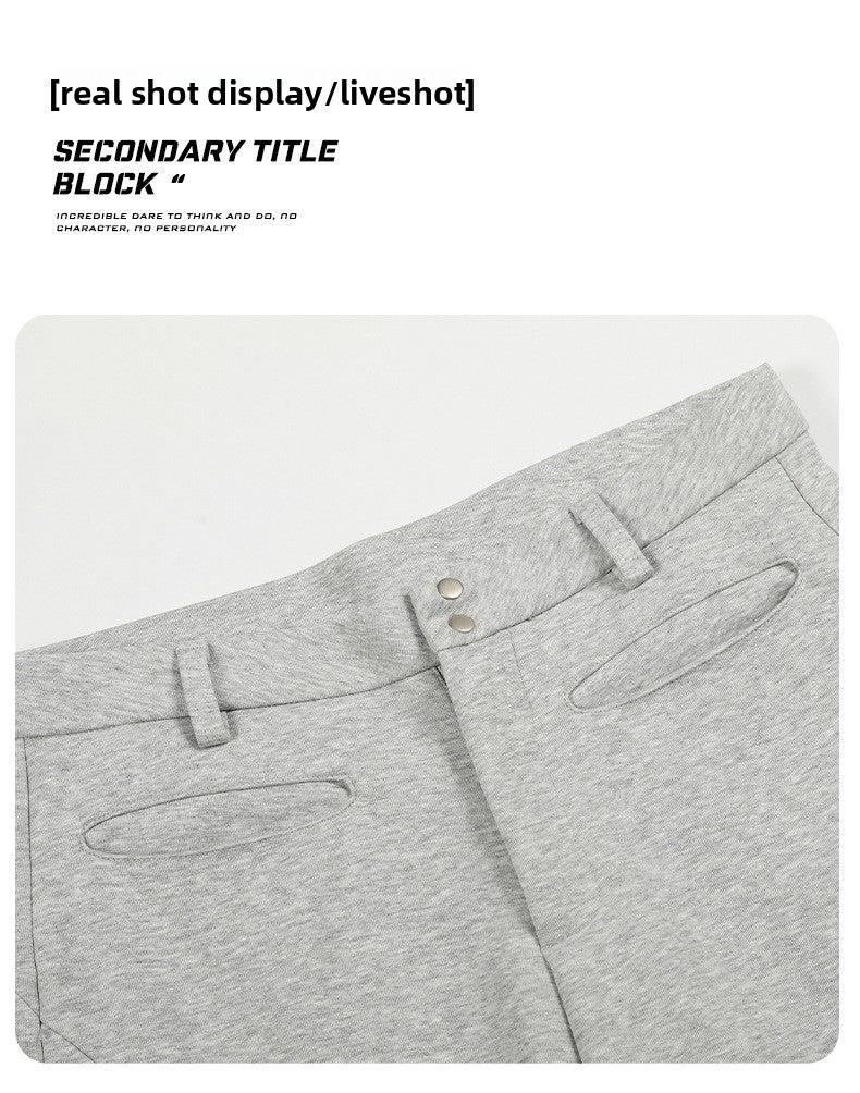 11KN retro wide-leg casual pants