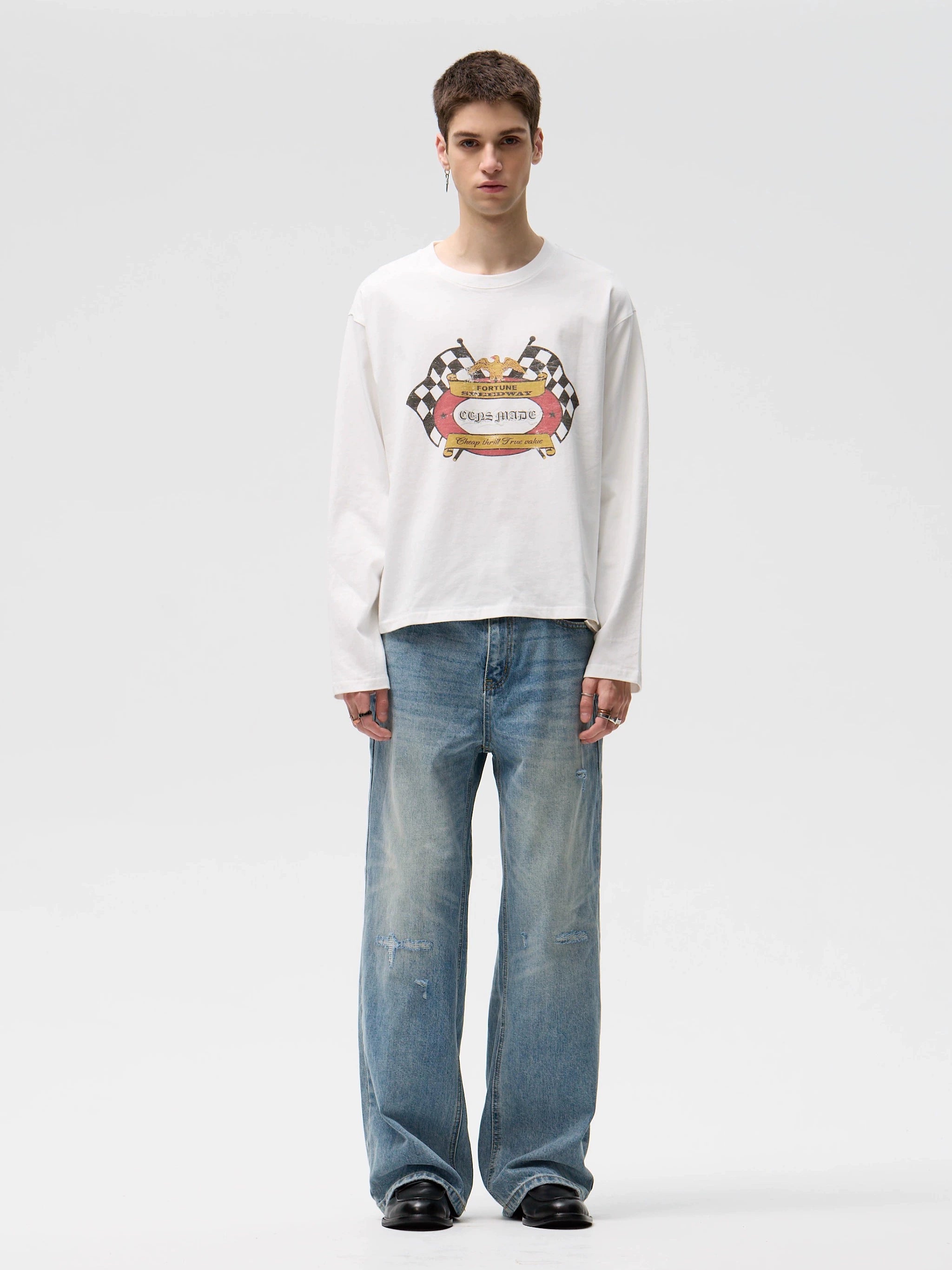 CENSMADE Racing Old Printed Long Sleeves