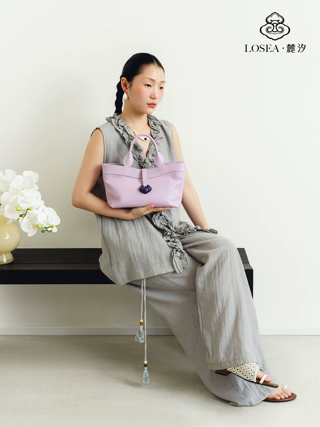 LOSEA Retro First-layer Cowhide Tote Bag