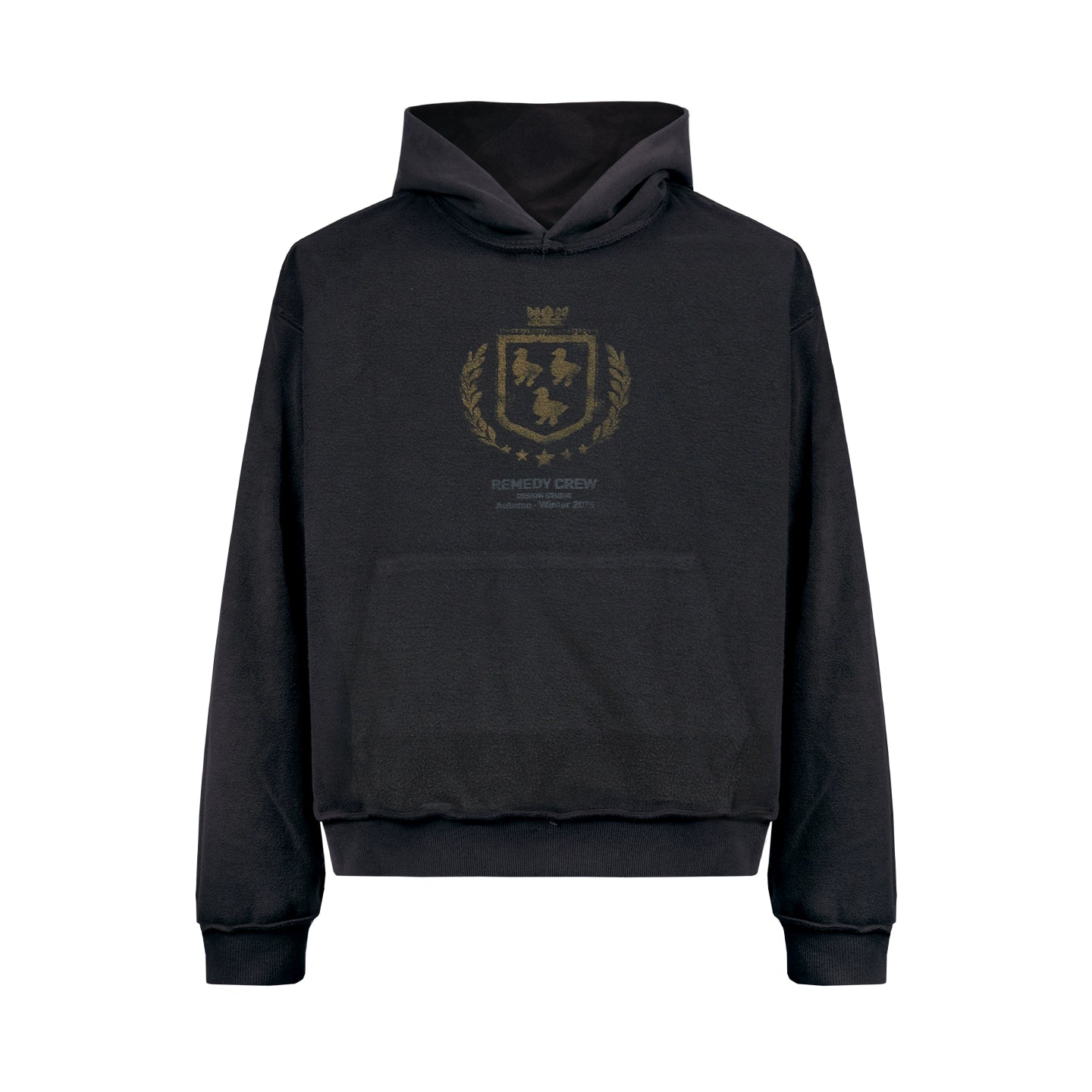 Remedy Vintage Loose Double Sided Hooded Sweater