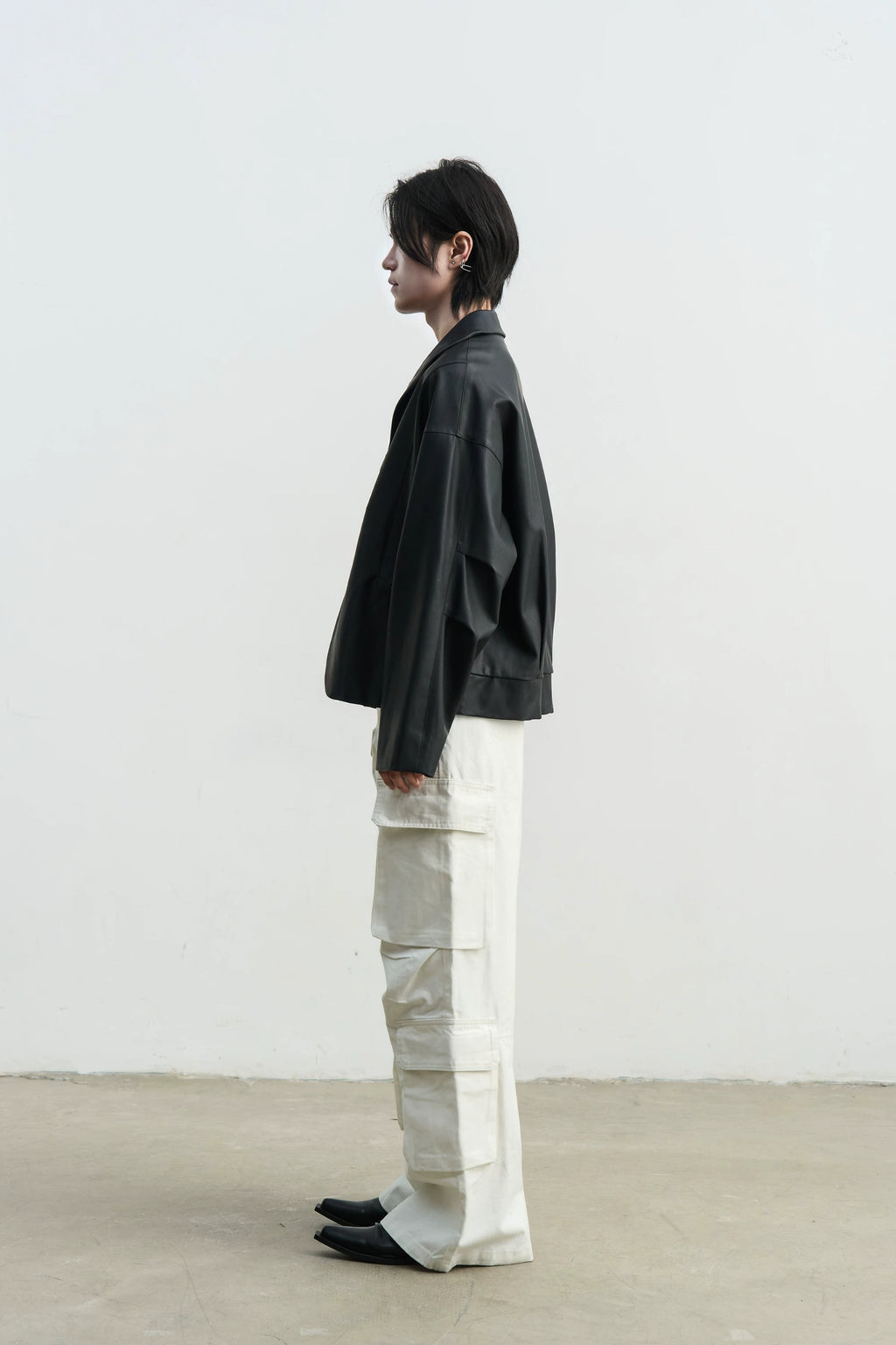 SOUTHFISH Loose Straight and High Casual Trousers