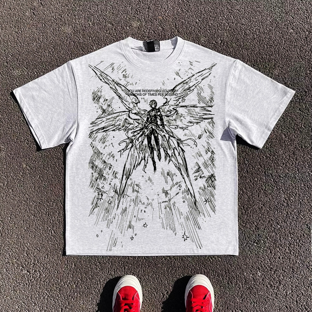 (Clearance) Wang Youbing Studio! WINGS 260g 100% Cotton Tee