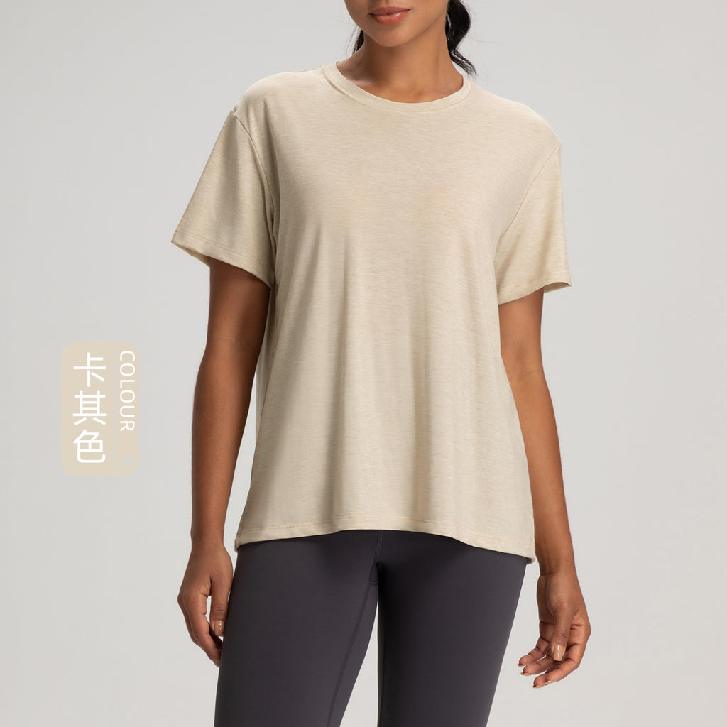 Athena Lulu Crew Neck Naked Breathable Tee