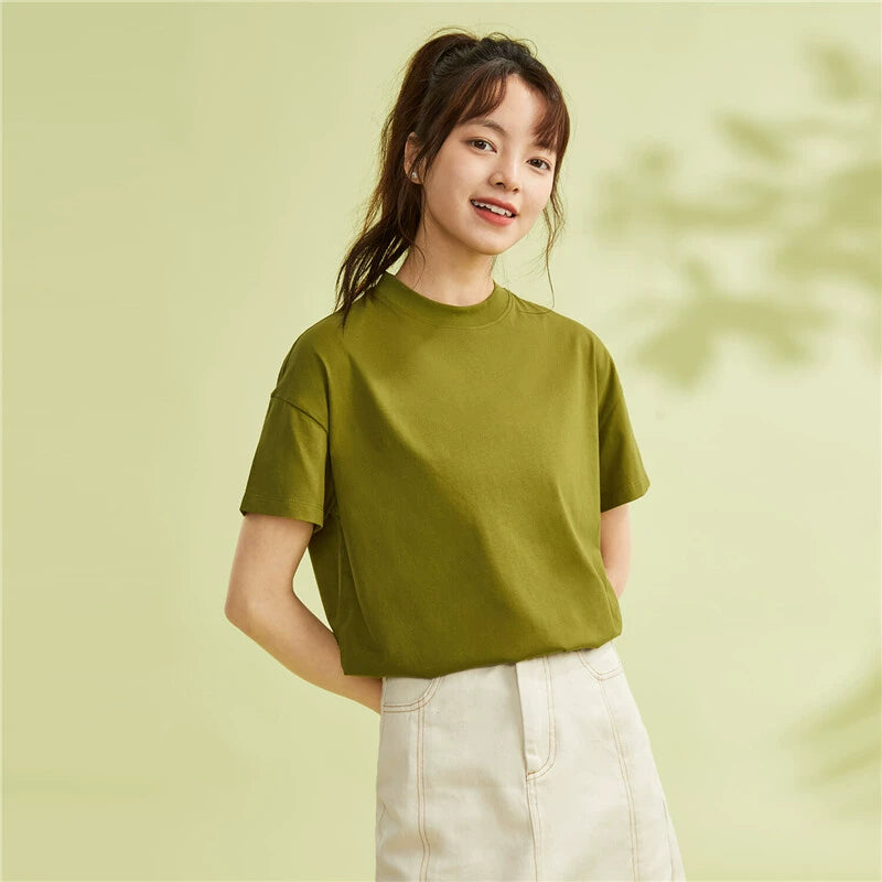 Giordano Comfortable Loose Small Turtleneck Tee