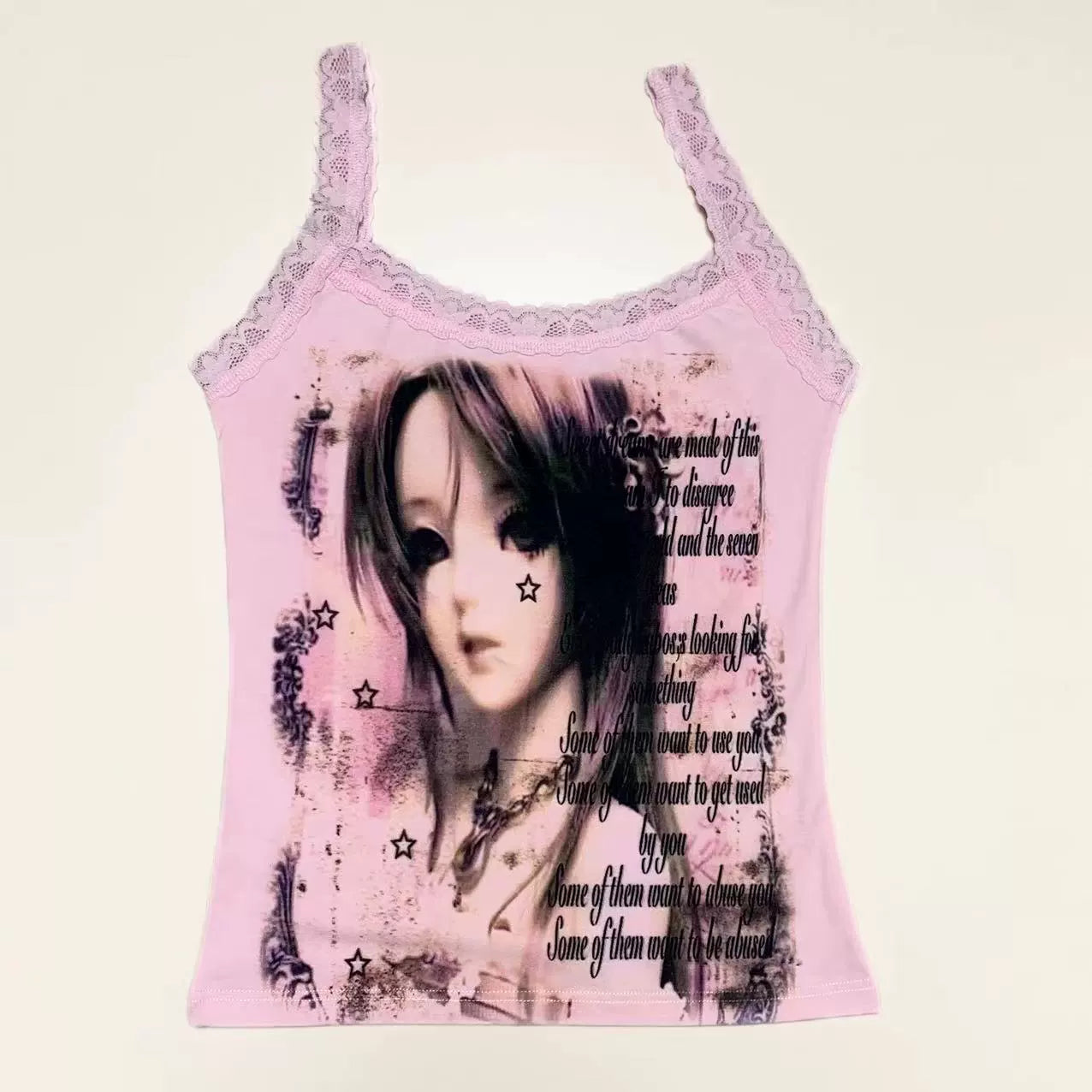 WEBBAR Ancient Sense Dream Girl Lace Vest