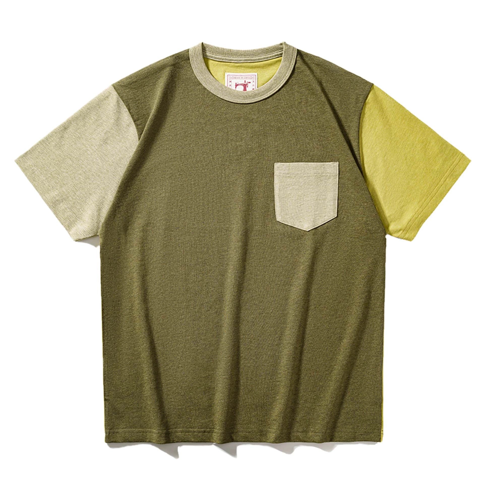 PrintAce Flower Yarn Splicing Water Retro Contrasting Tee
