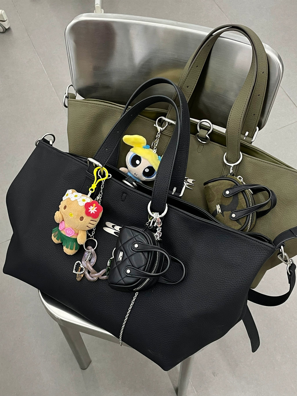 CryingCenter Textured Leather Bag Soft Textured Messenger Bag