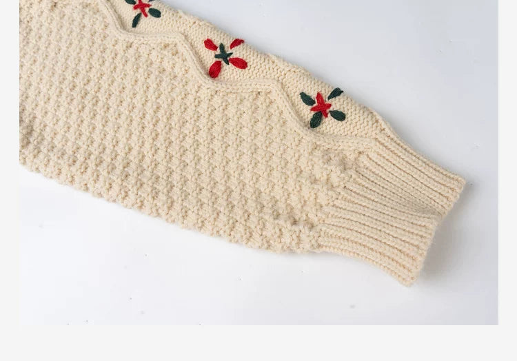 LOVEHEYNEW Temperament Retro Loose Lazy Sweater