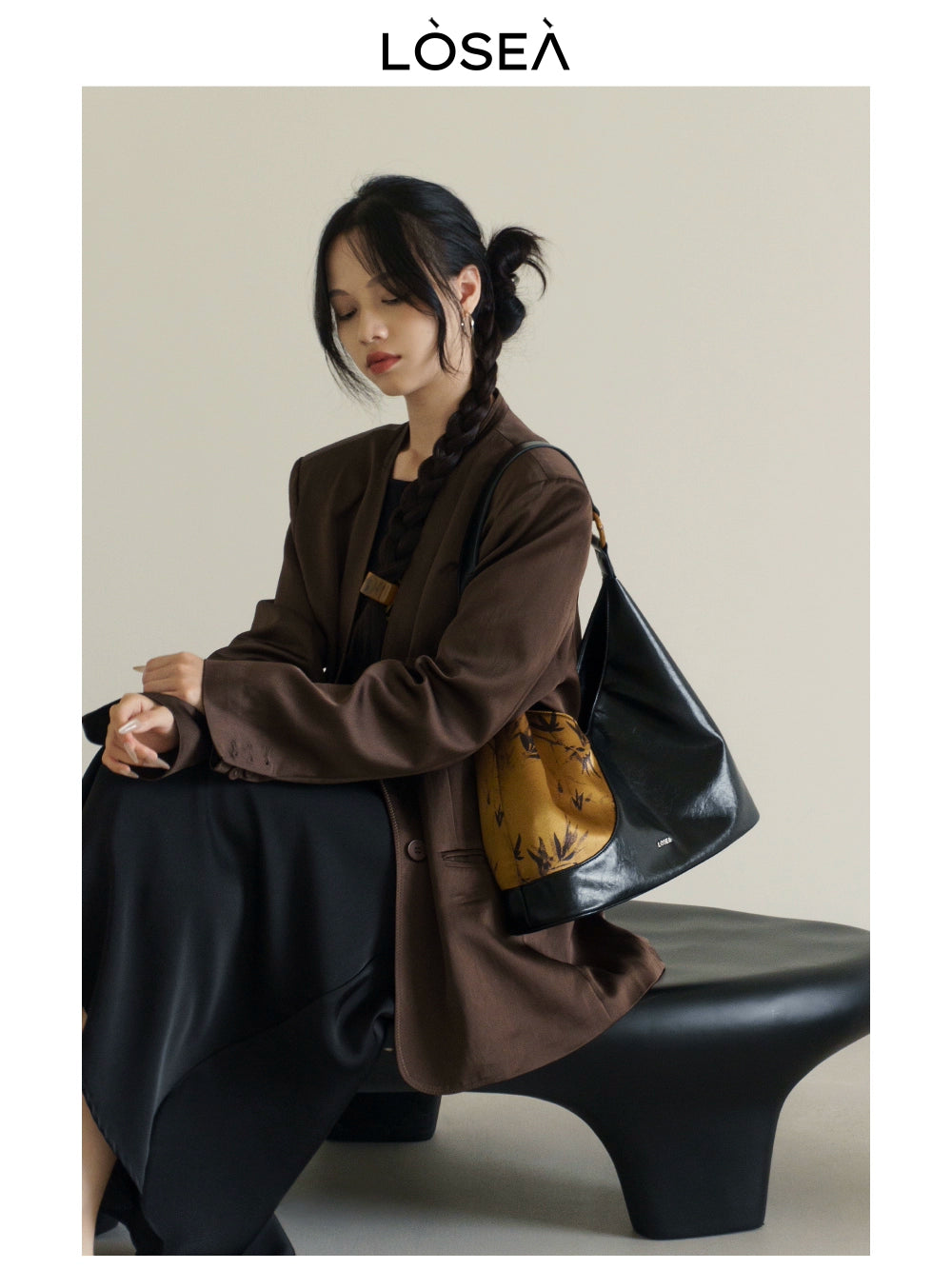 LOSEA Old Money Style New Chinese Style National Style Tote Bag