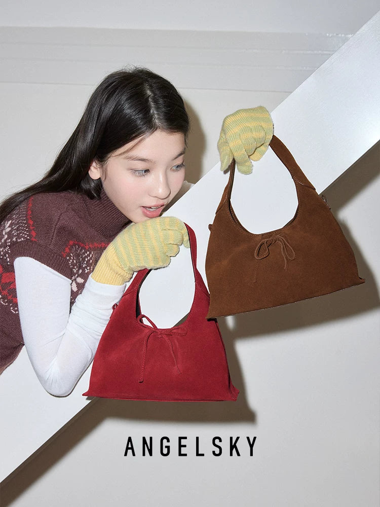 ANGELSKY Retro Simple Messenger Bag