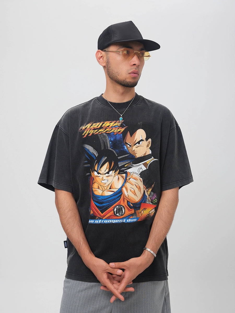 ComicTree Cartoon Spoof Dragon Ball Crew Neck Tee