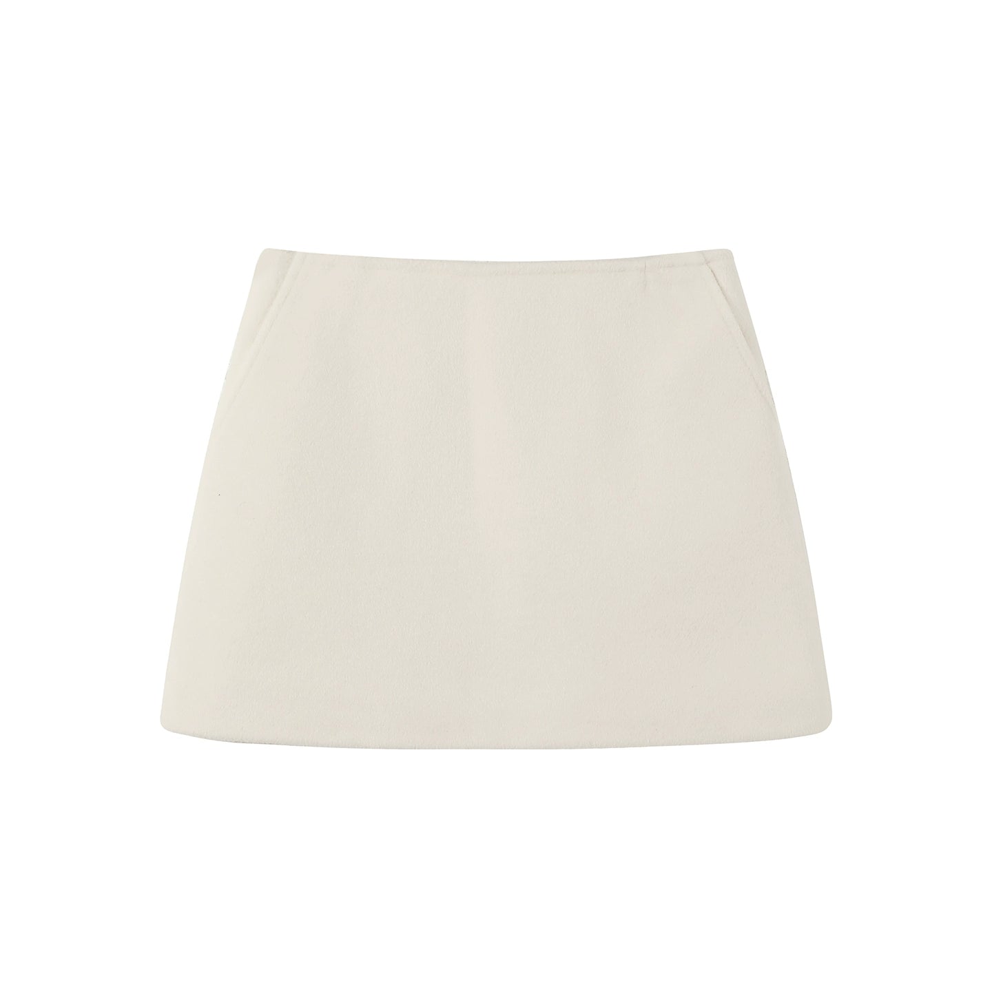 SASSY MOODY Retro Double-breasted Woolen Jacket A-shaped Skirt Set