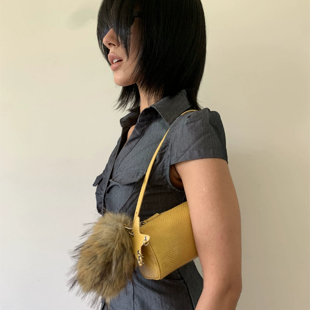 ECODAY Mini Pencil Case Cylinder Handbag