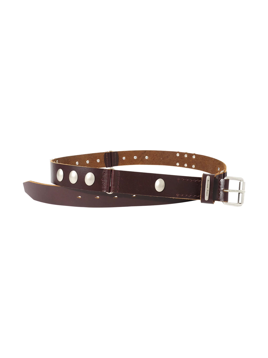 Borrowed Project Cowhide Pin Buckle Split Strike Belt