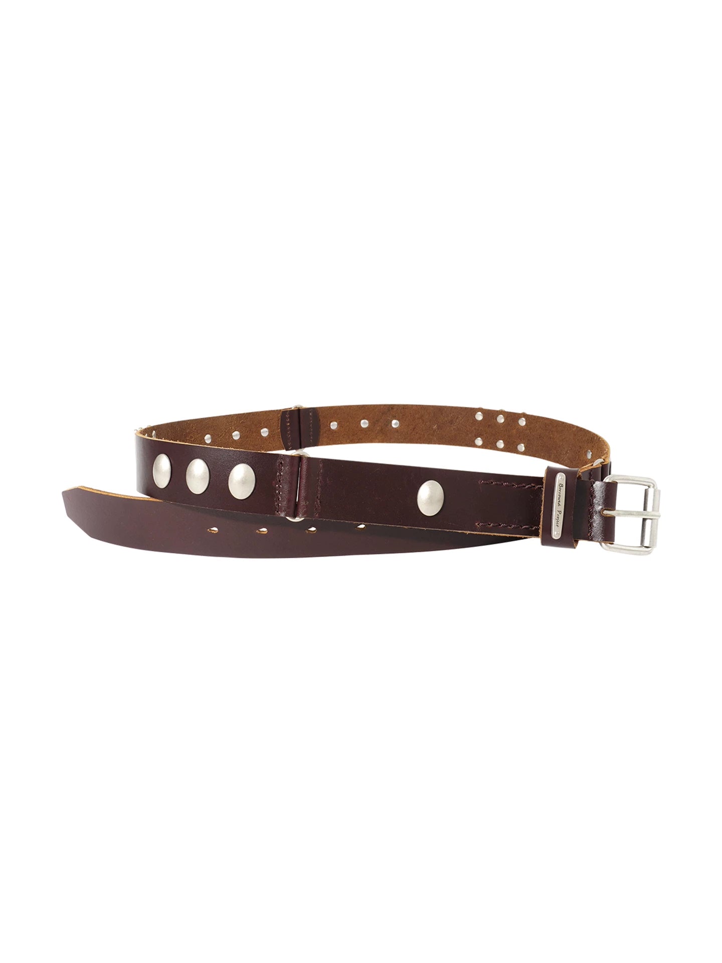 Borrowed Project Cowhide Pin Buckle Split Strike Belt