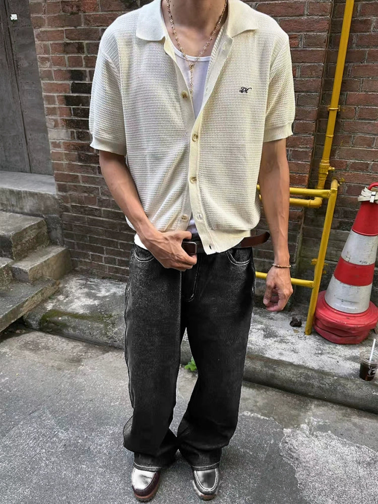 SoSick25ss "Year of the Snake Limited" original basic original cow silhouette straight high-end jeans