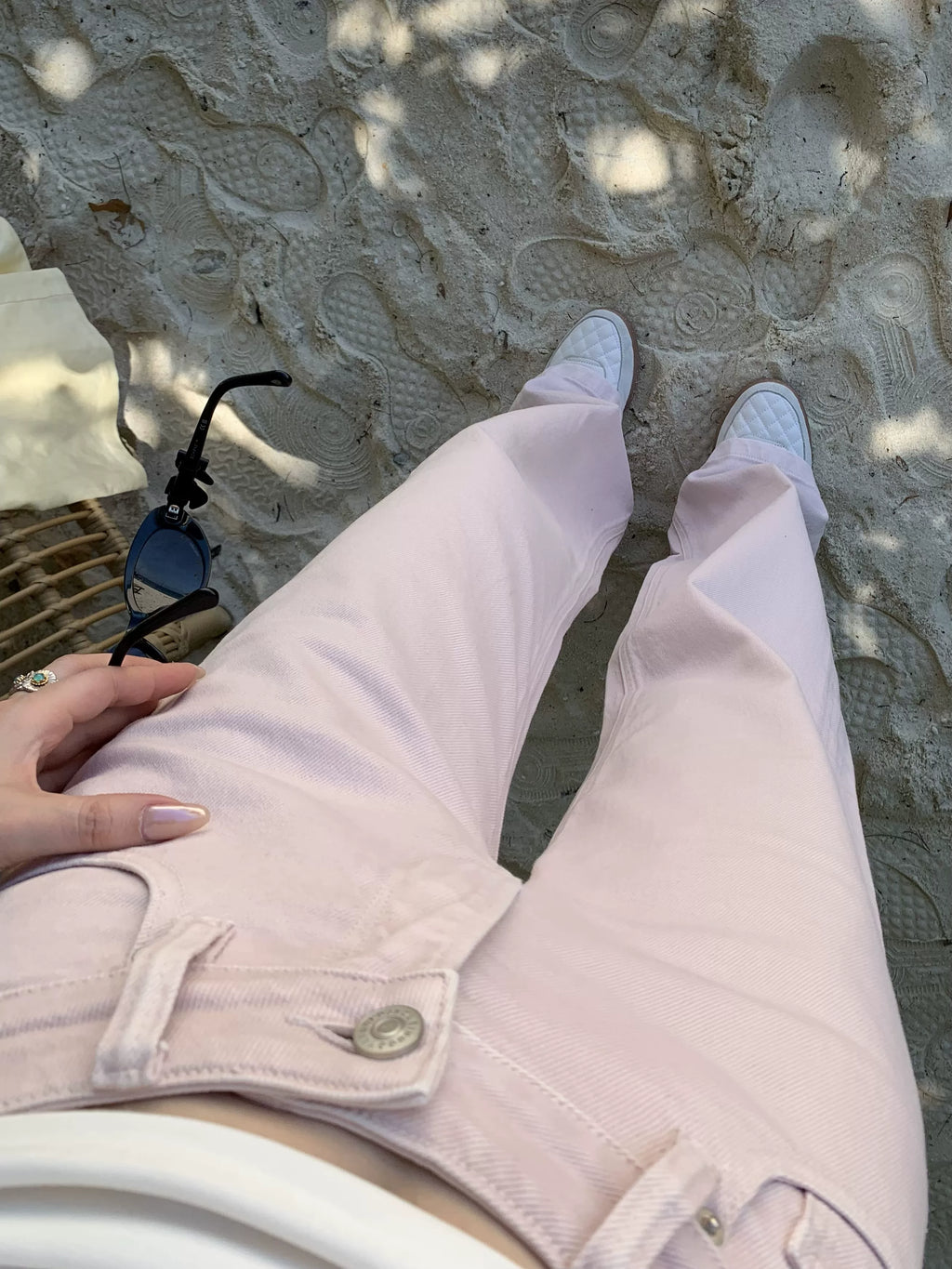 Popchee Straight Wide-leg Jeans