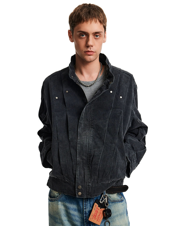 MADWITCH Vintage Wash Cut Loose Casual Jacket