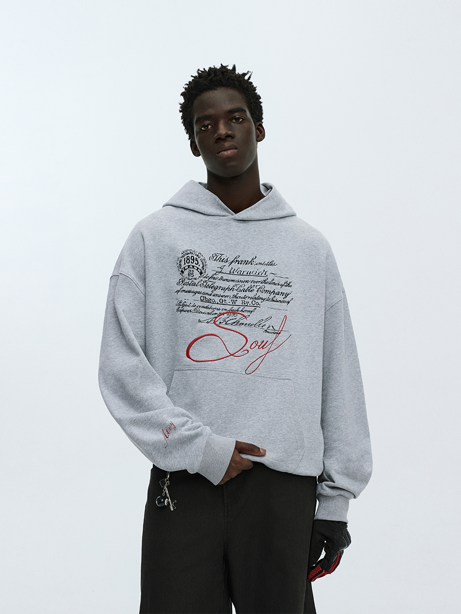 ATRY Short Mail Casual Versatile Hooded Sweater