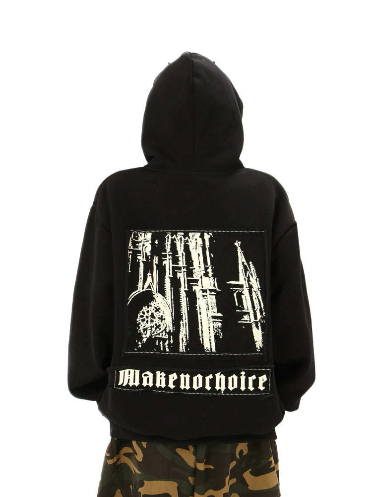 Kenvibe Vintage Anime Printed Loose Hooded Cardigan Jacket