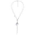 MASW Advanced Sense Gradual Change Enamel Fringed Clavicle Chain