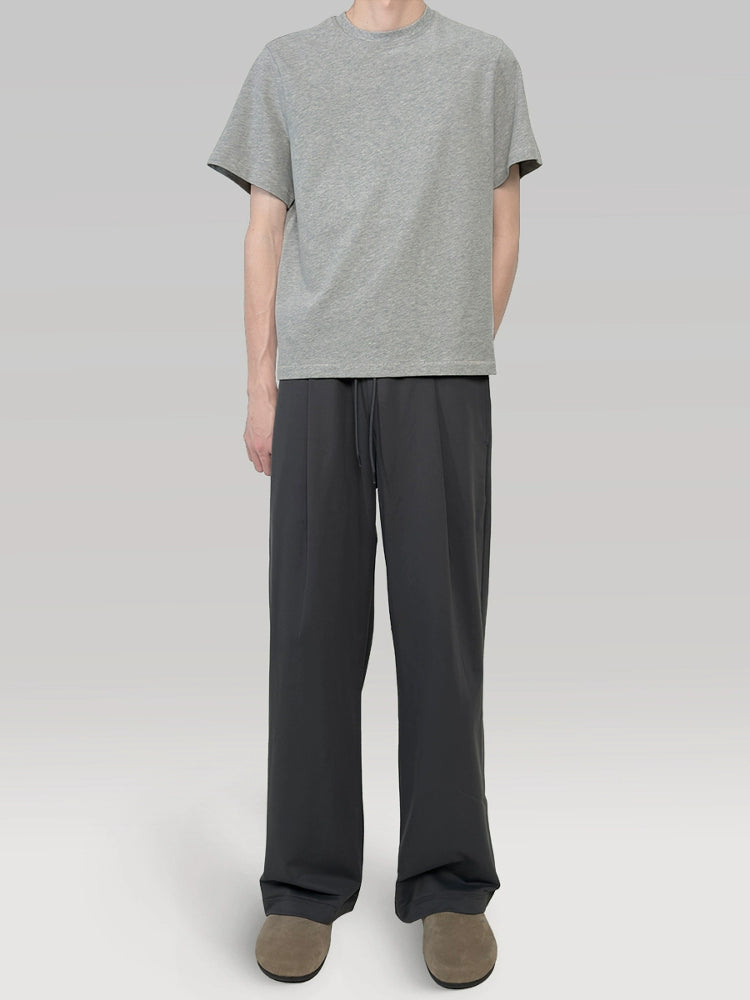 PLUS NO LOGO Cloud Velvet Single Stitch Tee