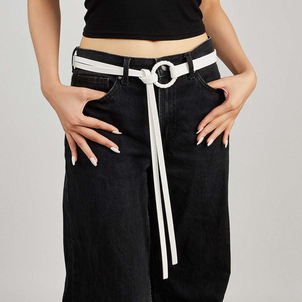 Intertek Millennial Babes Pressing Lines Y2k Accessories Women's Leather