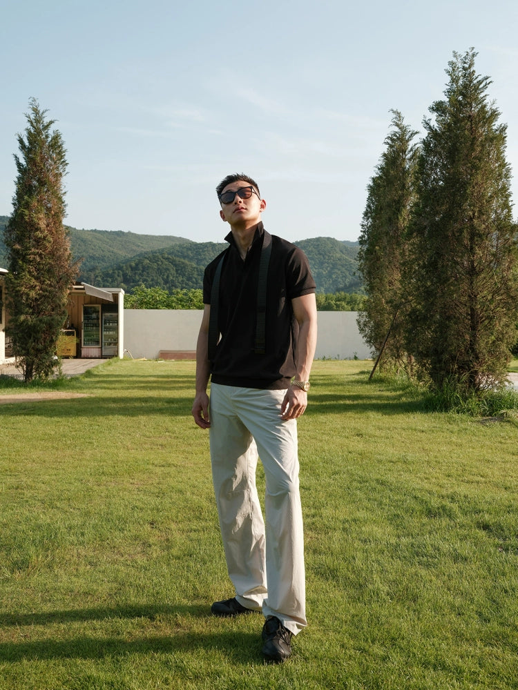 GTAL Comfortable Cool Anti-pilling Breathable Straight Trousers