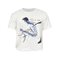 JCAESAR Breathable Short Crimping Water Stain Printing Tee