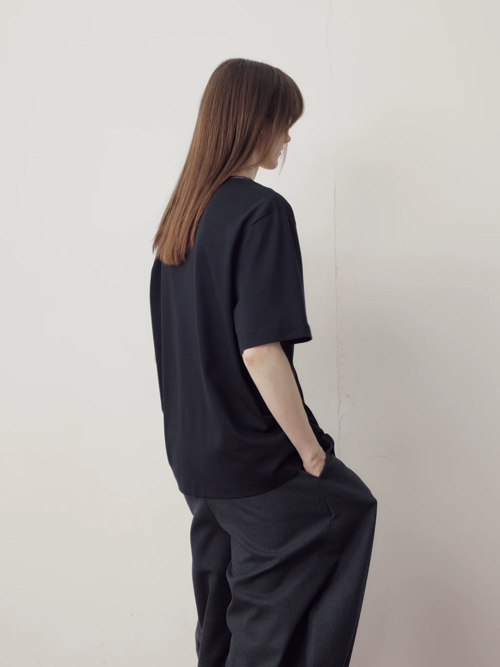 COLN Strap Casual Loose Tee