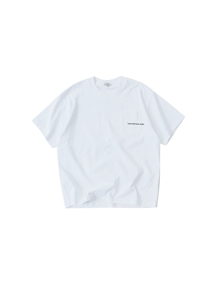 LIVINGTOWN Behind Fun Print Casual Loose Tee