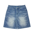 ComicTree Corduroy Loose Straight Denim Shorts