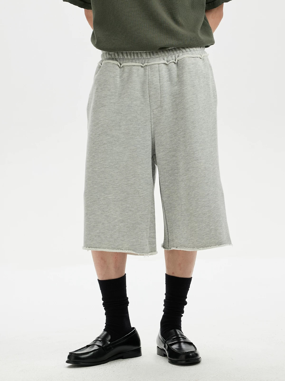 BUTTBILL Vintage Loose Curling Shorts