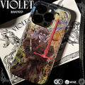 Violet "REDSWORD" IMD double-layer printing splicing iPhone Case