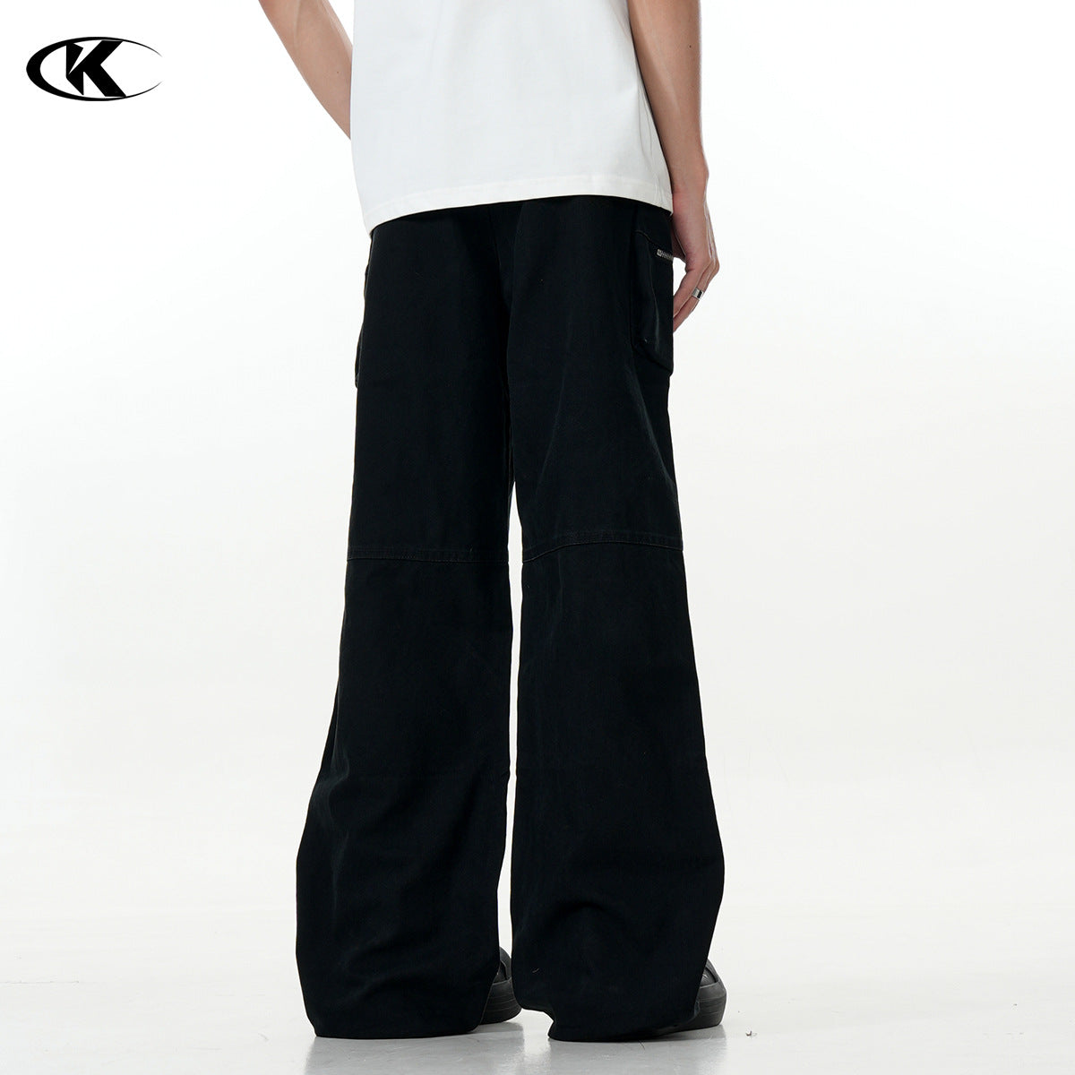 11KN Micro-pull Tooling Retro Straight Casual Pants