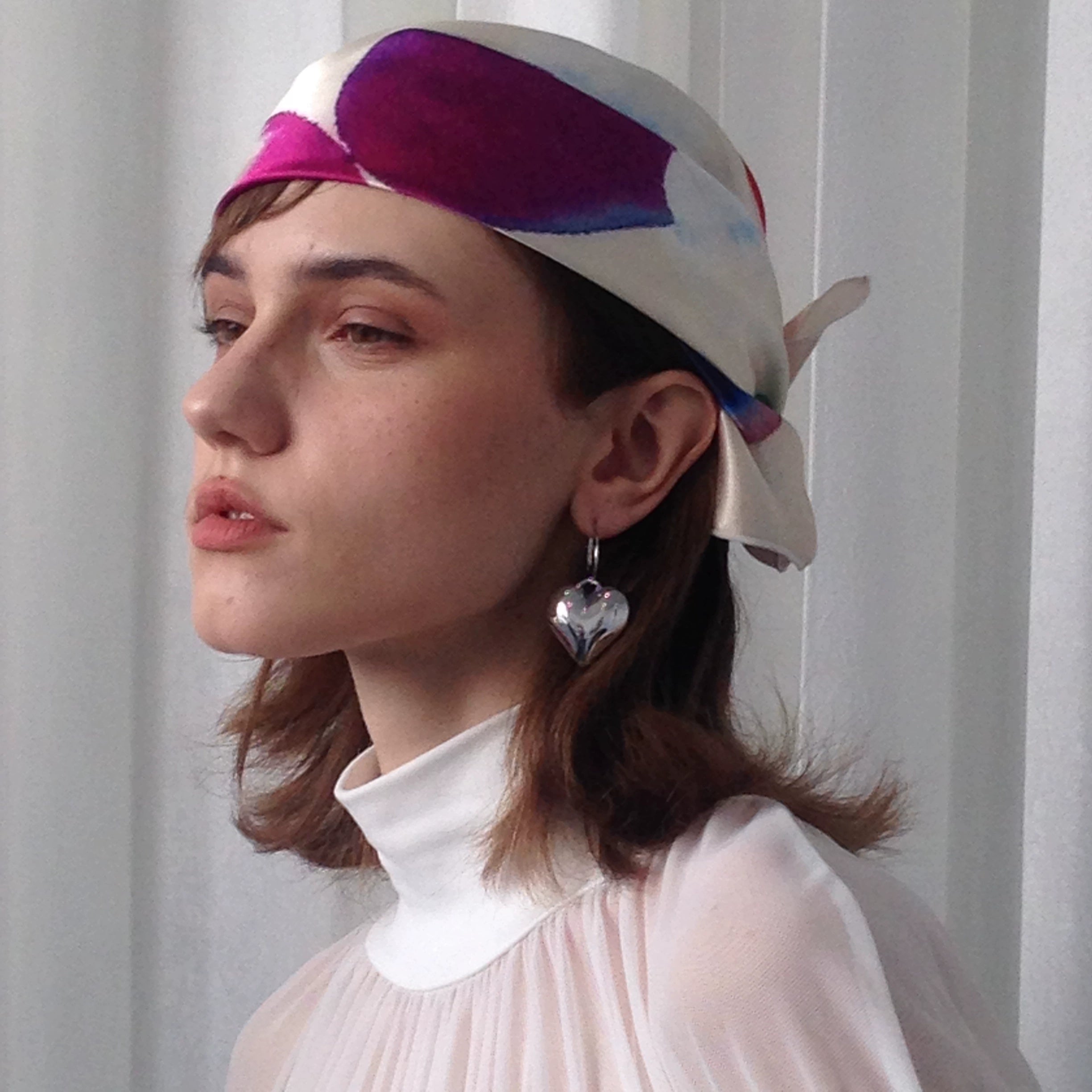 Loosesmell Polka Dot Print Headscarf