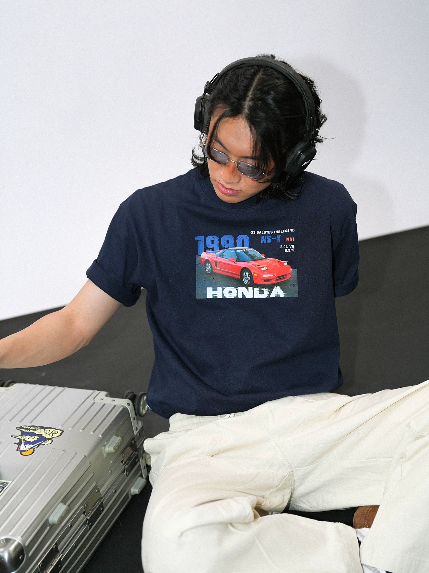 O3PARK Versatile Loose Knitted Tee