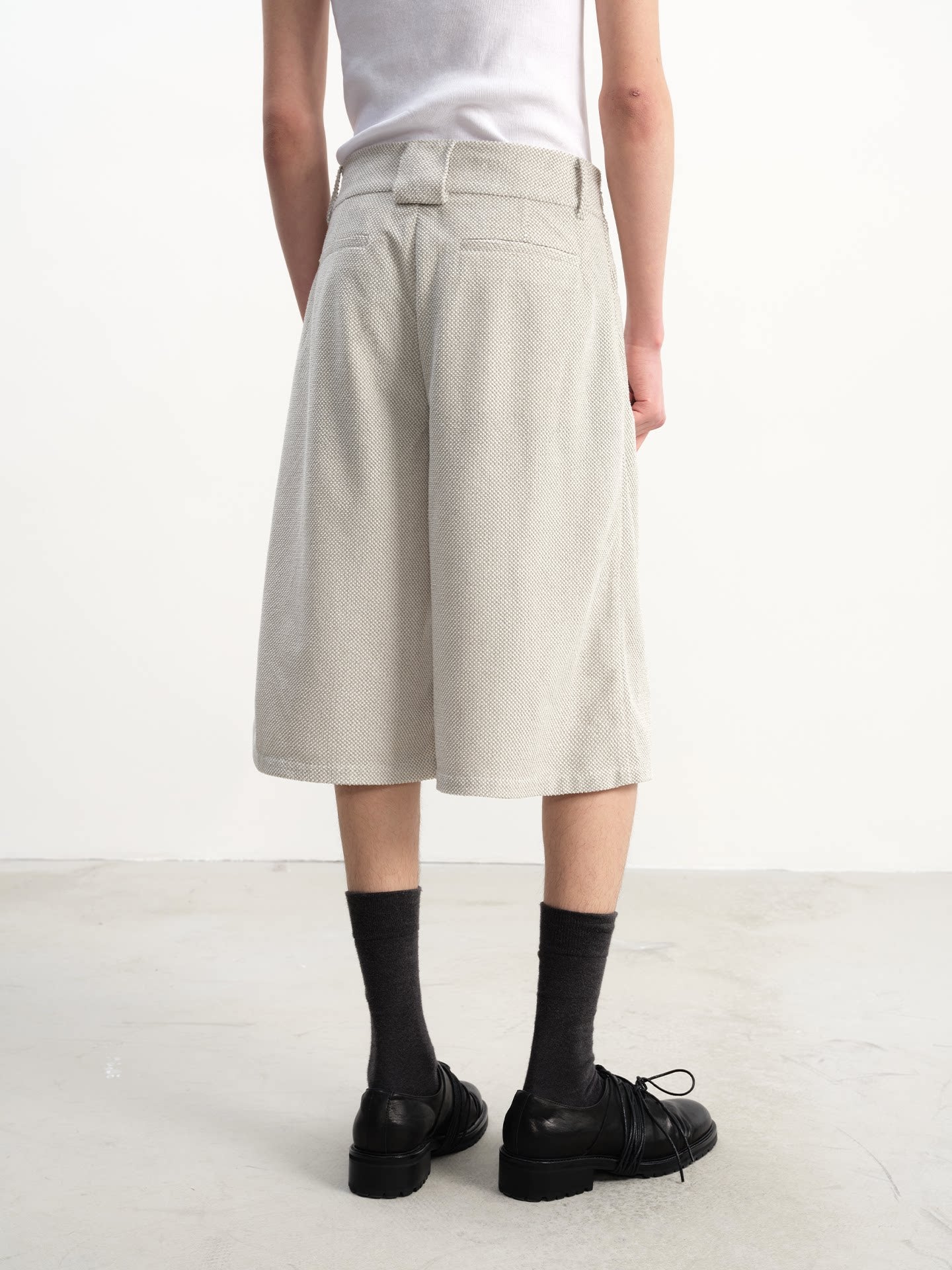 JCAESAR Retro Woven Cropped Pants