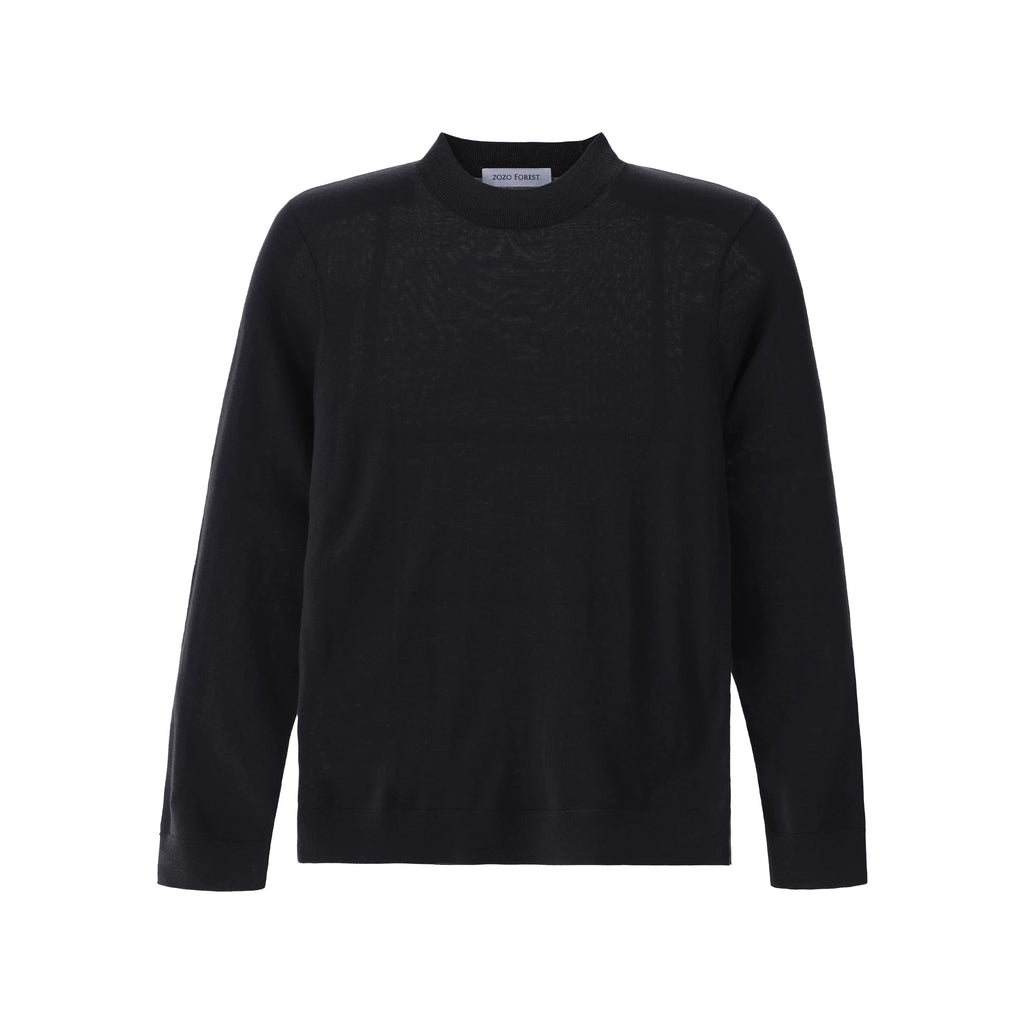 ZOZO FOREST 100% Merino Wool Crewneck Sweater