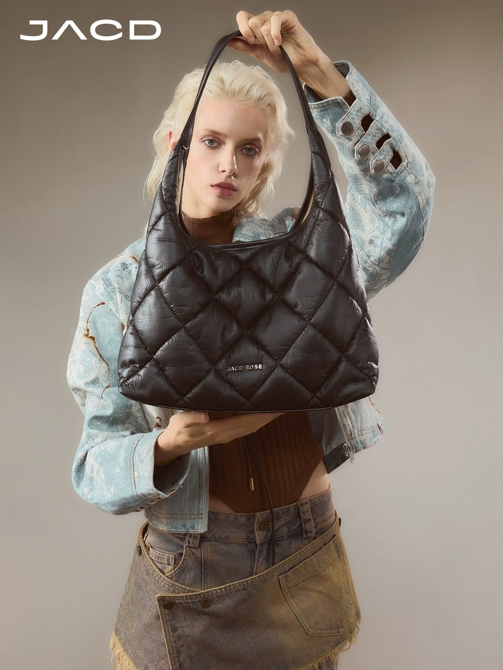 JACD Large Capacity Casual Pendant Shoulder Bag