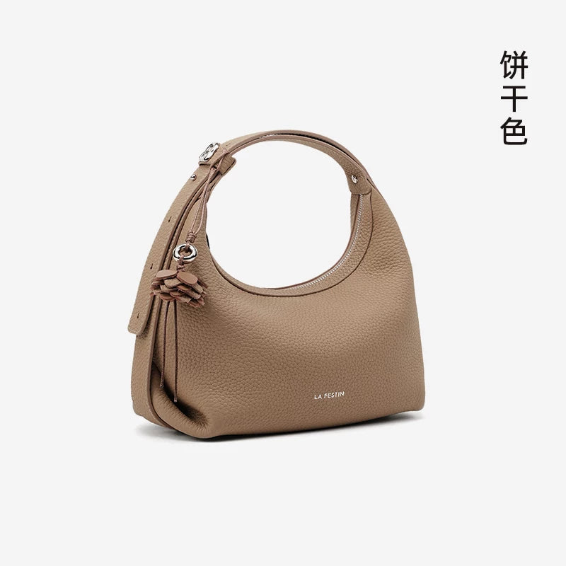 La Festin Leather Crossbody Underarm Bag