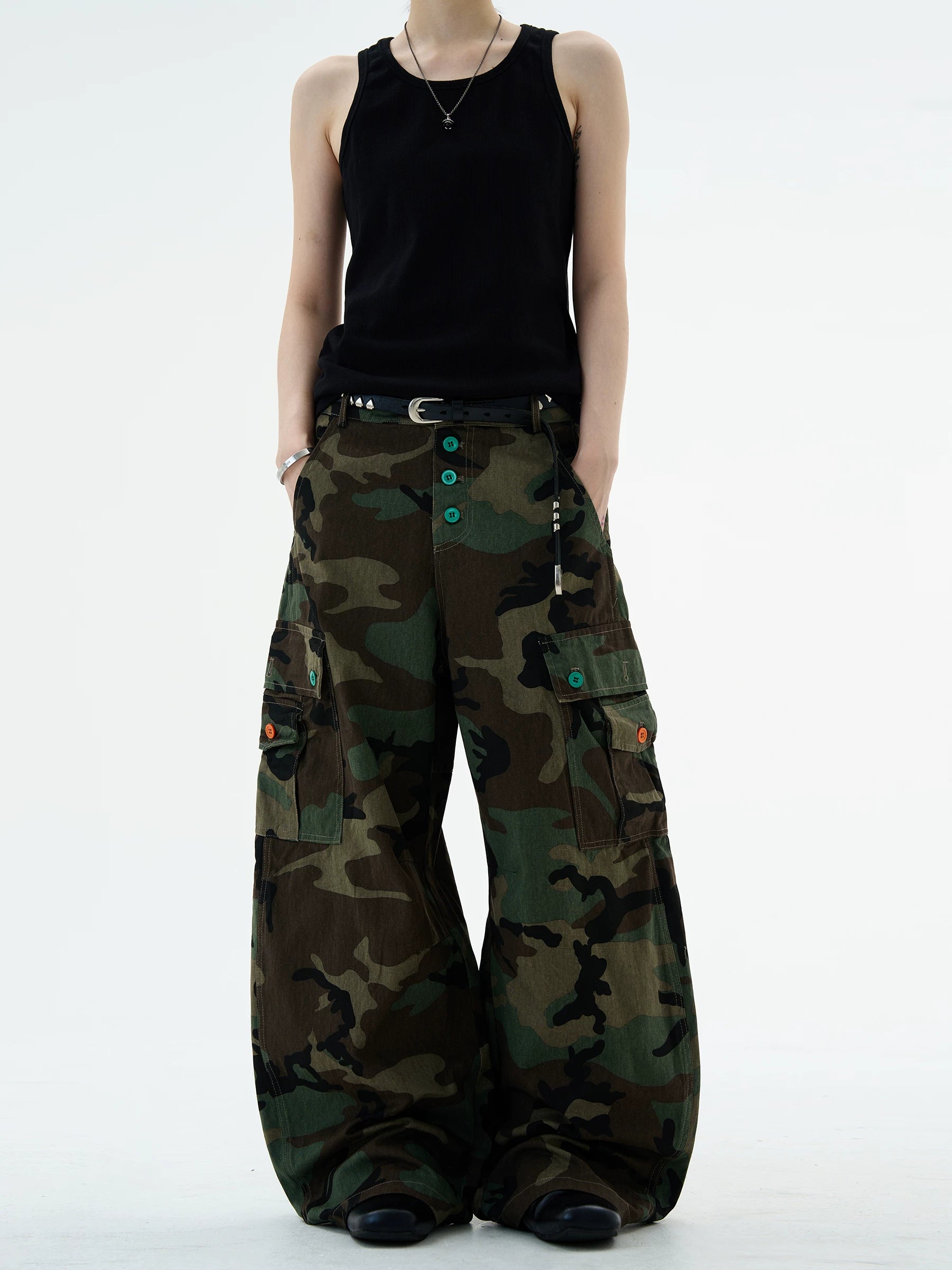 MADWITCH Camouflage Scimitar Tooling Slacks