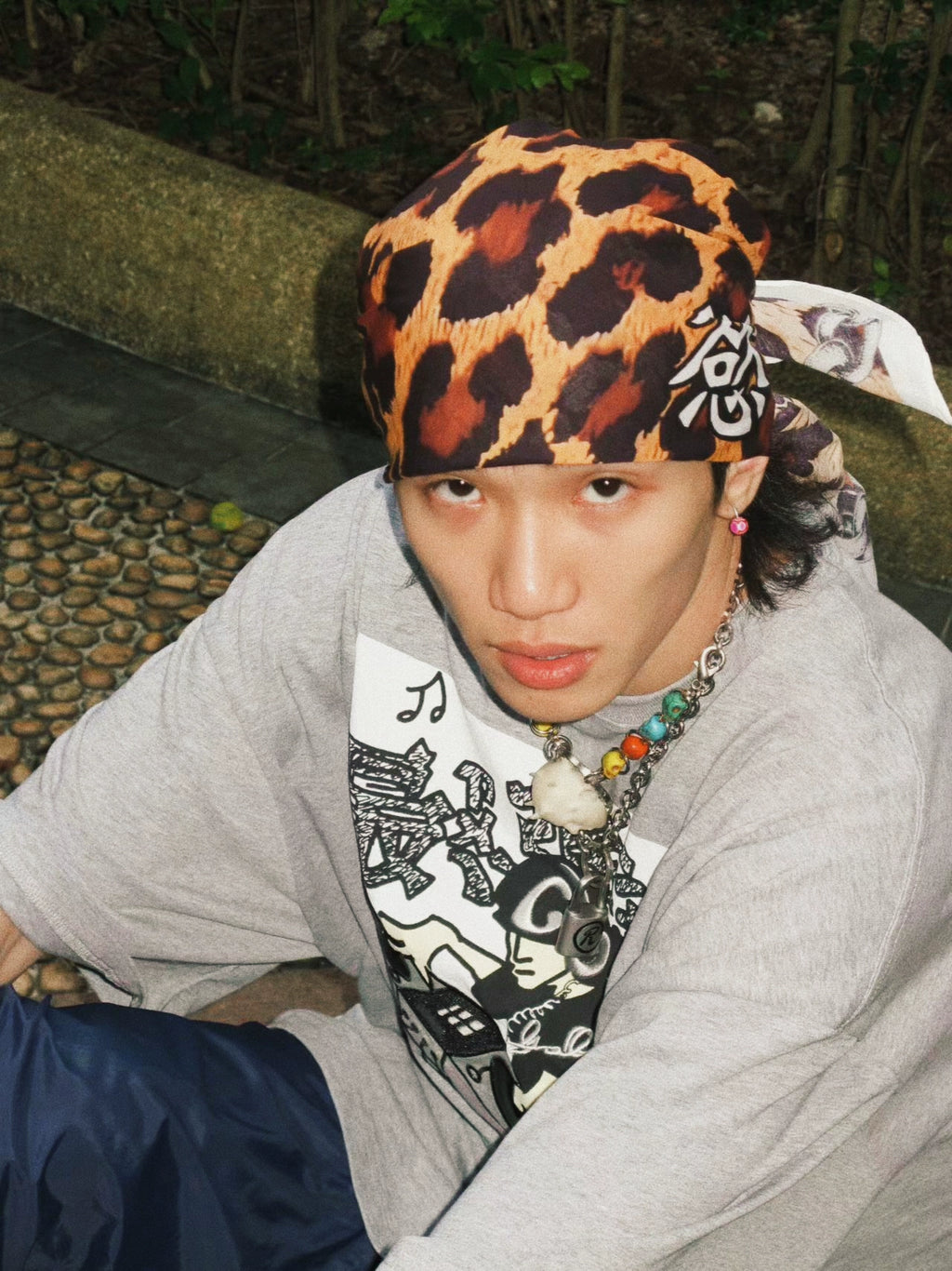 GameOne "Rockgerty" Leopard Retro Street Hip Hop Headscarf