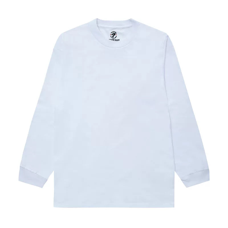 SWFI Branch Line Pure Cotton Loose Solid Color Basic Small Neckline Long Sleeve