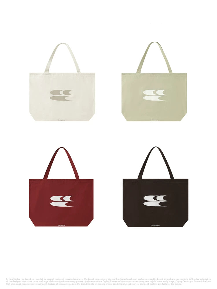 CryingCenter Large Capacity Casual Canvas Bag