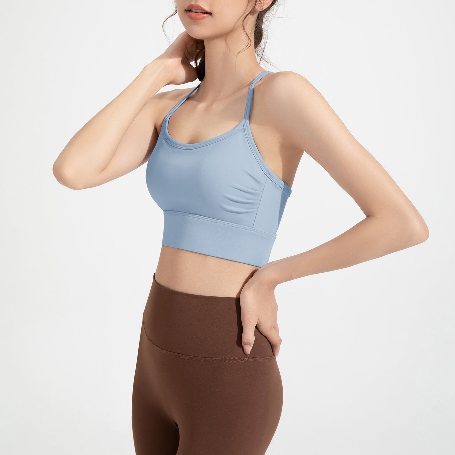 Athena Lulu Pleated Bra Shockproof Running Vest