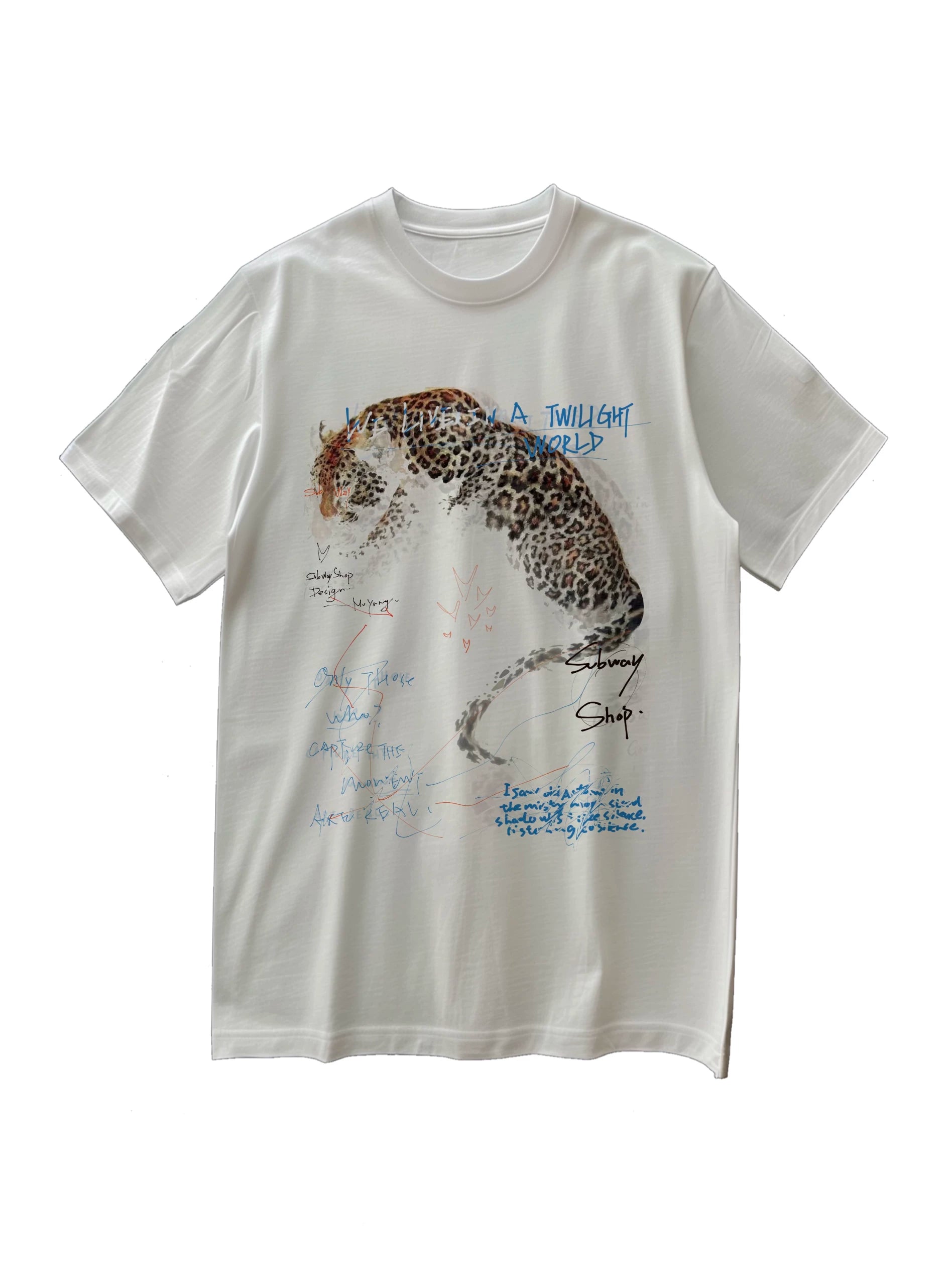 SUBWAYSHOP Leopard Print Casual Versatile Tee