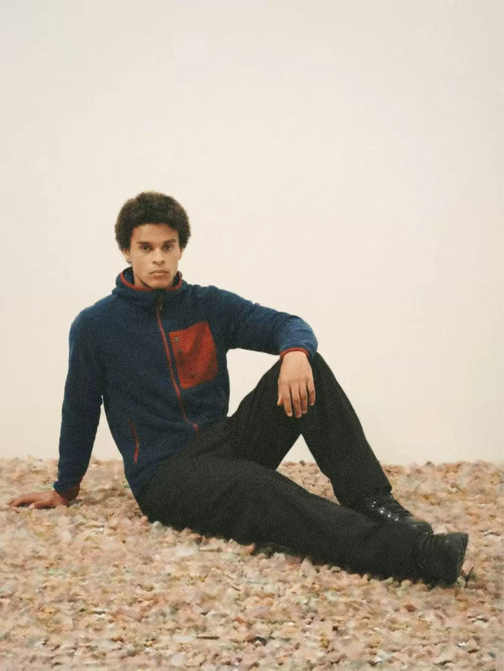 No Logo Heattech Windproof Hooded Fleece Jacket