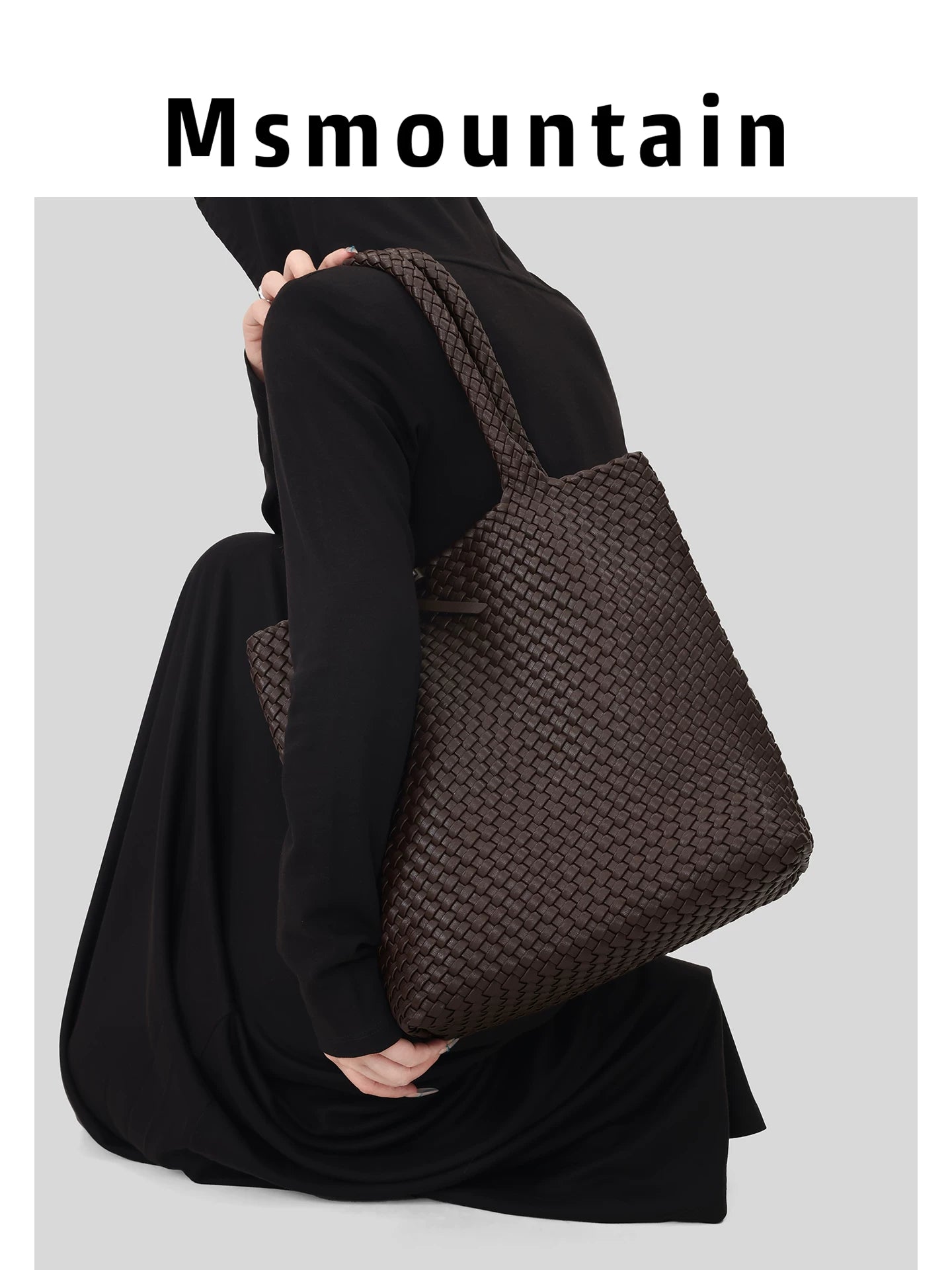 Msmountain Braided Large Capacity Shoulder Bag